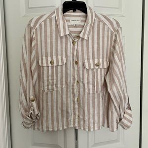 AE Striped Button-down Shirt